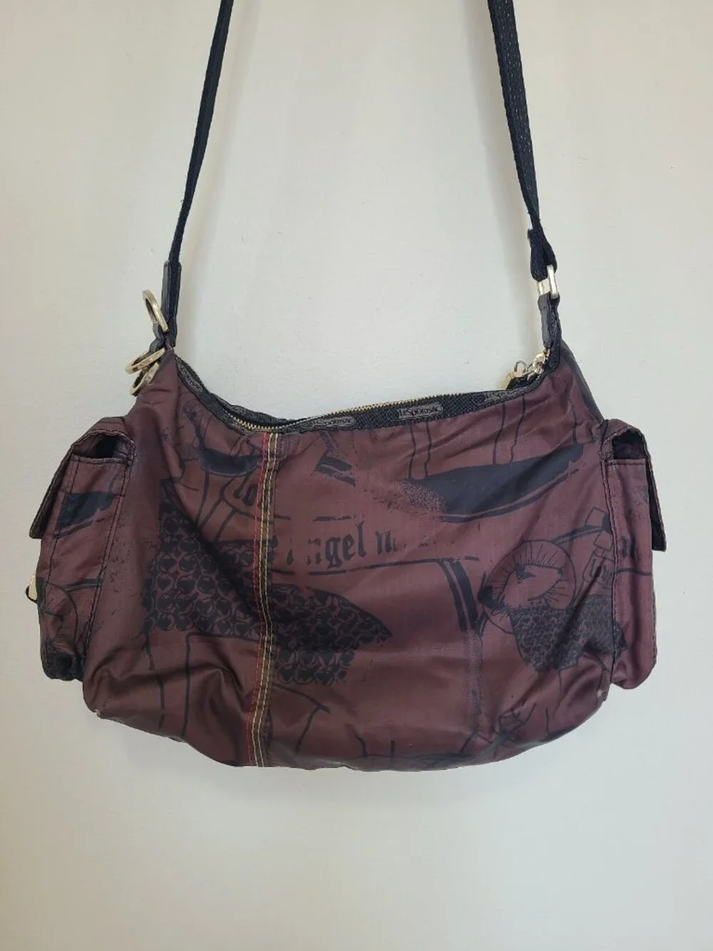 Y2K Gwen Stefani L.A.M.B. for LeSportsac Crossbody Bag Brown